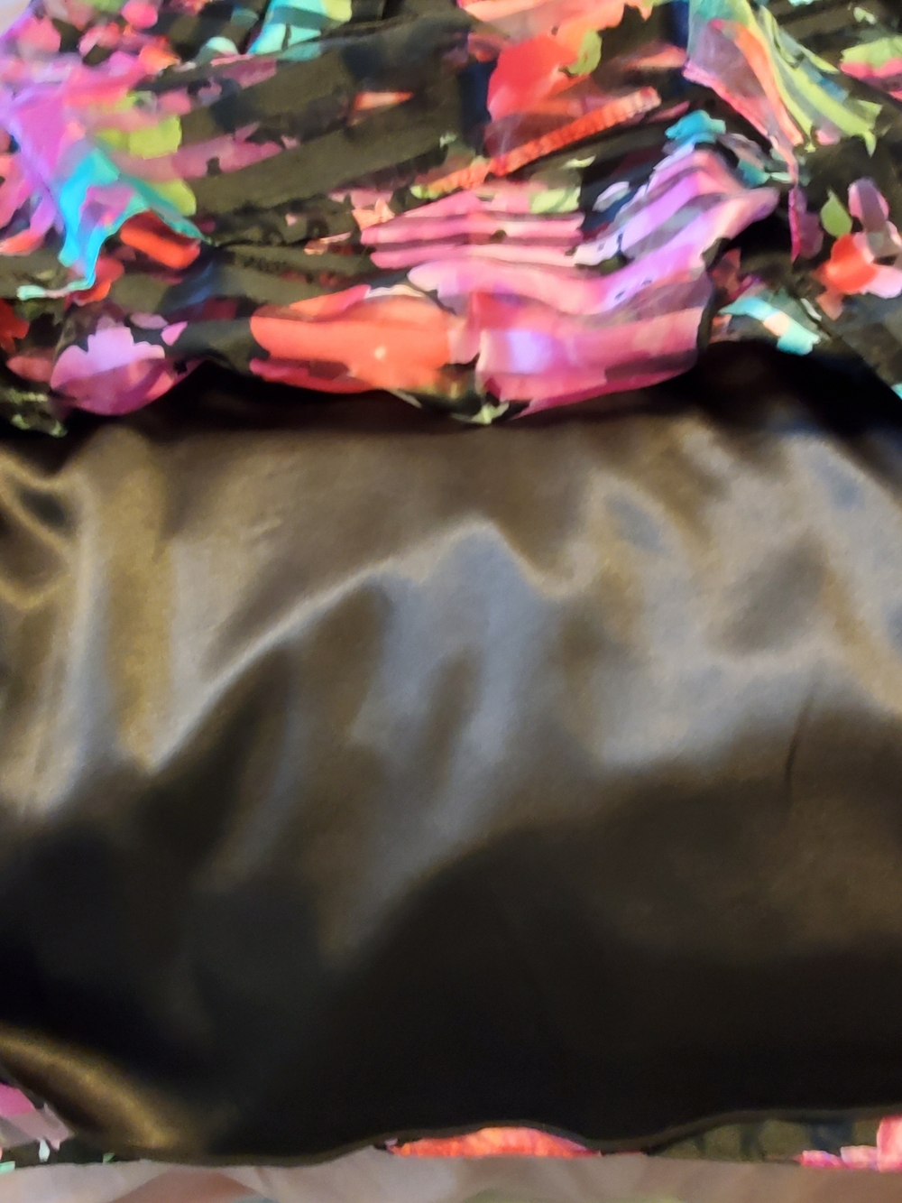 NWT Tahari Arthur S Levine Size 12 Floral Stripe Fit & Flare Dress - Picture 3 of 4